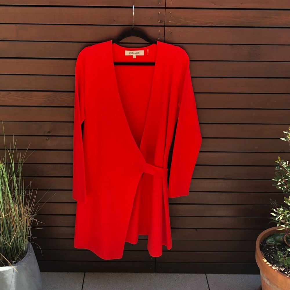 Diane Von Furstenberg knit wrap dress